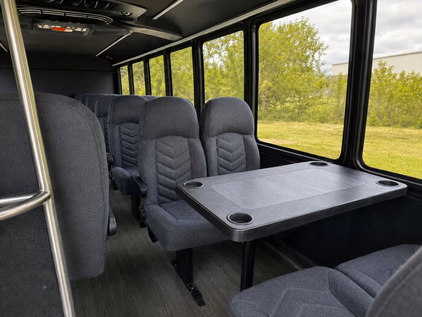 15 passenger minibus inside