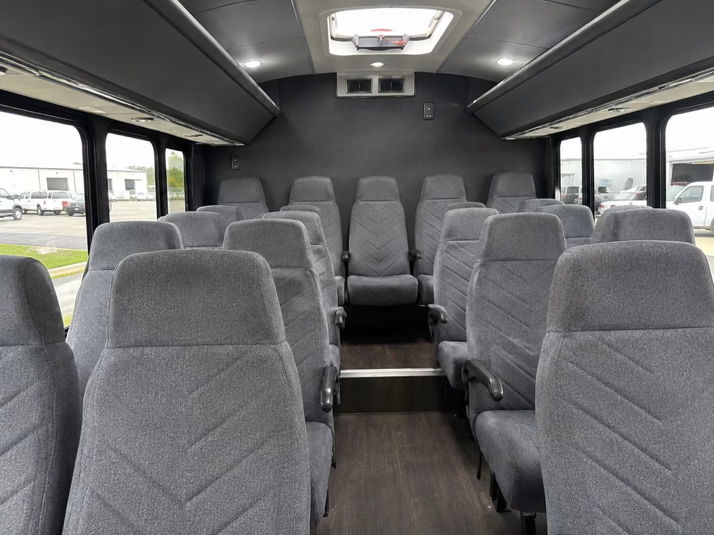 20 passenger minibus interior