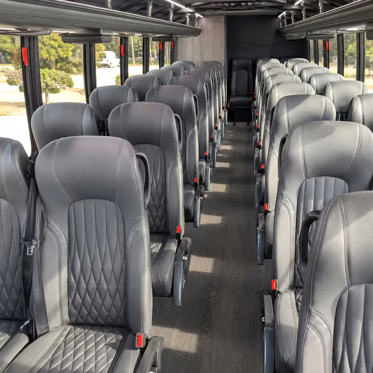 28 passenger minibus interior