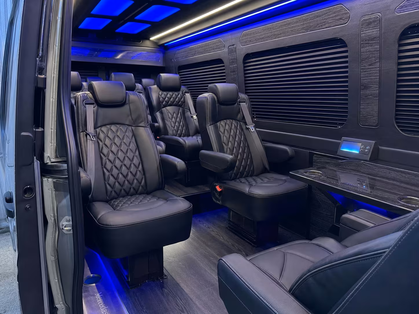 sprinter van transportation for groups and events across tracy