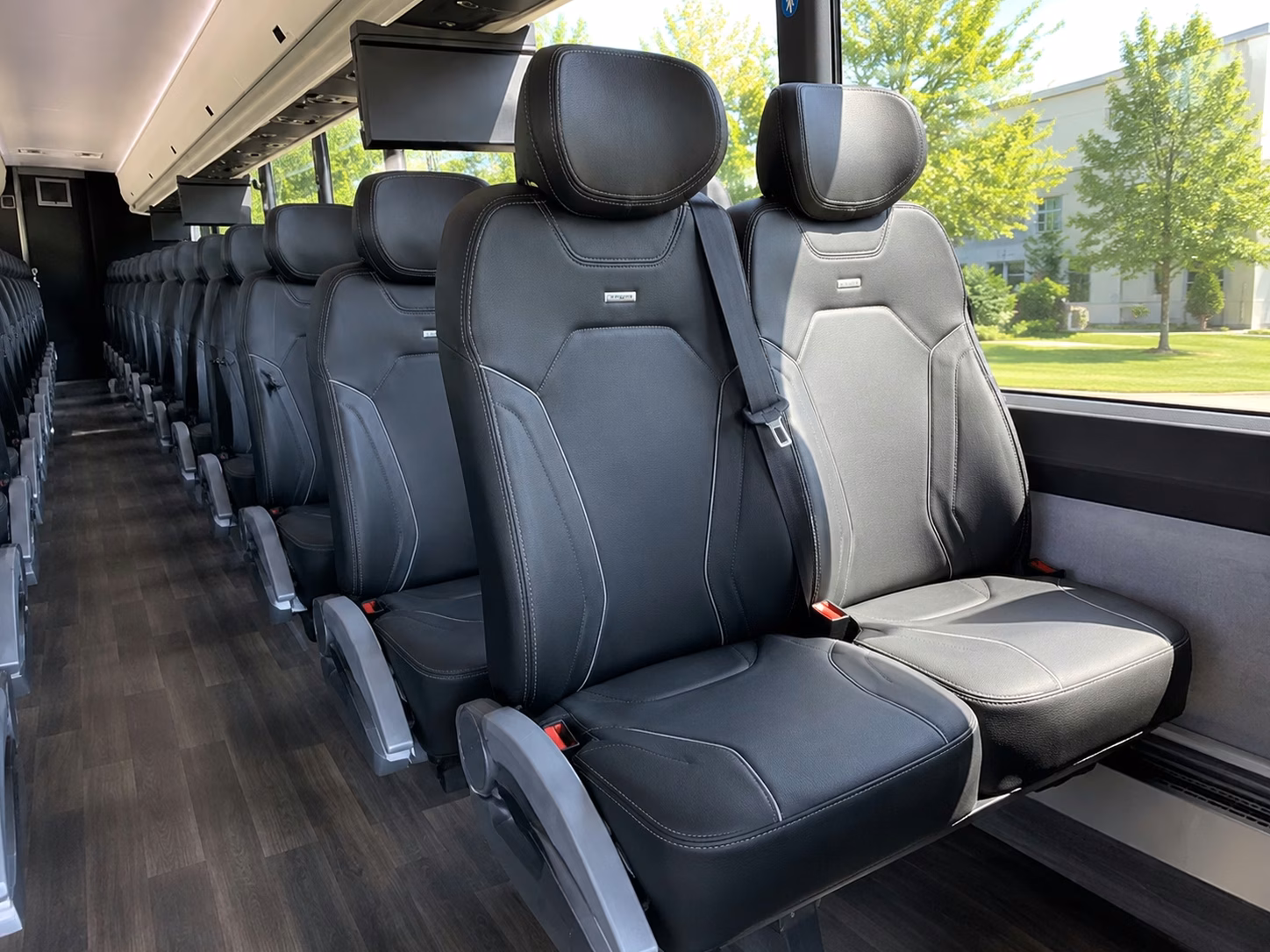 tracy wedding shuttle buses between venues and hotels