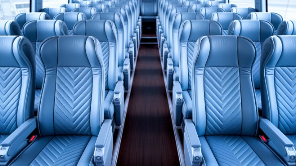 54 passenger charter bus interior stockton