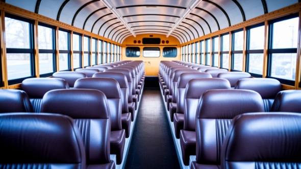 school bus rental interior antioch