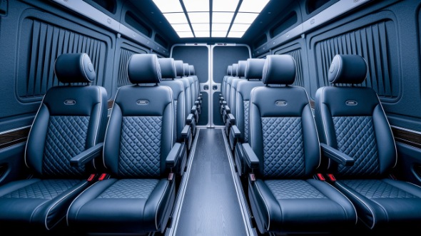 sprinter van with driver interior stockton