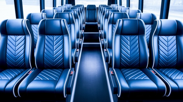 tracy 20 passenger minibus inside