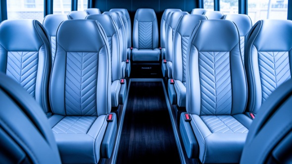 tracy 30 passenger minibus inside