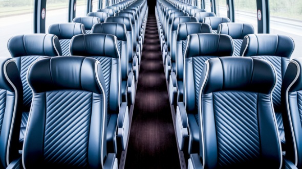 tracy 50 passenger charter bus rental