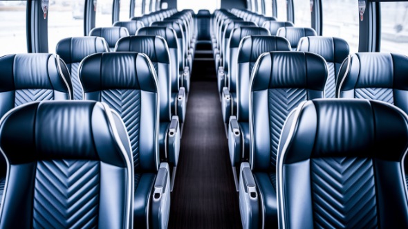 tracy 56 passenger charter bus rental